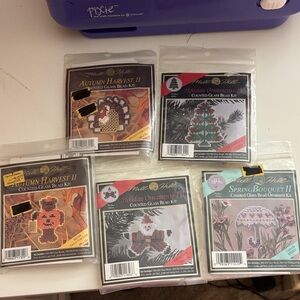 Vintage glass bead ornaments